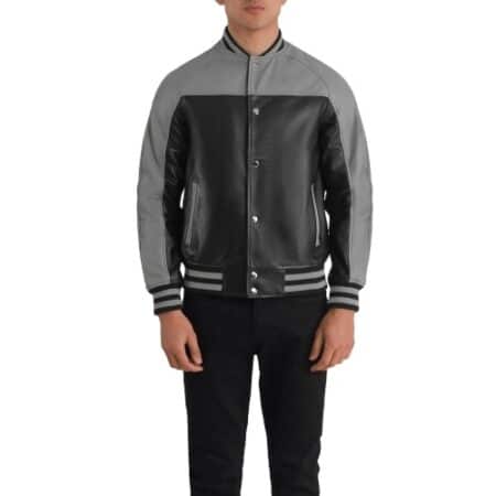 LEXUCCI - Men's Terrance Varsity Leather Jacket - VT-2138